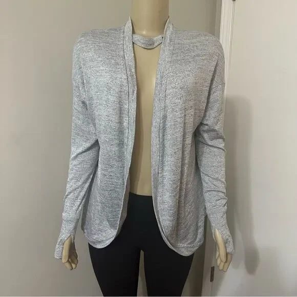 Athleta Lightweight Dolman Sleeve‎ Cardigan Size Medium Modal Thumbholes
