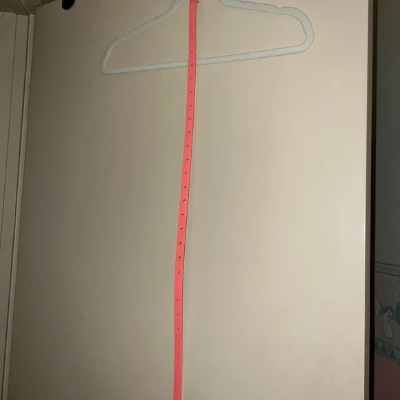 Old Navy Synthetic Leather Neon Pink Belt