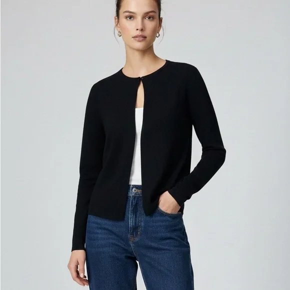 MOSCHINO Jeans Cardigan EU Size 38 US 4 Black