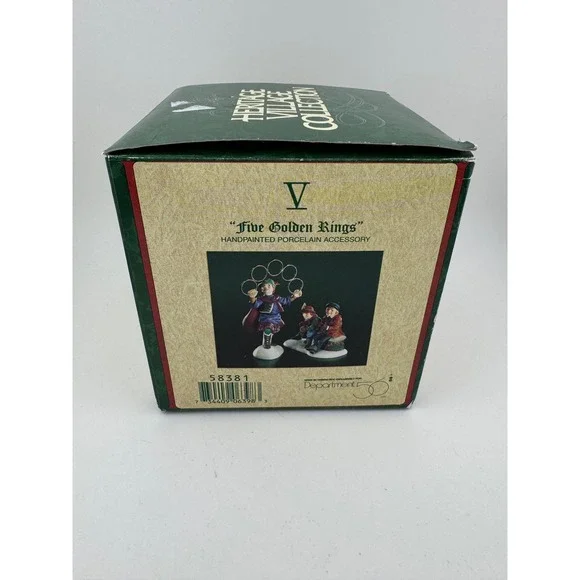 Dept 56 Dickens Village‎ Five Golden Rings 12 Days of Christmas 58381