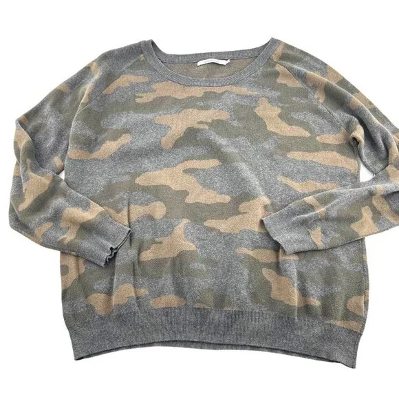 Stiches and Stripes Sweater Women's‎ size XXL Camouflage Pullover Cotton Viscose