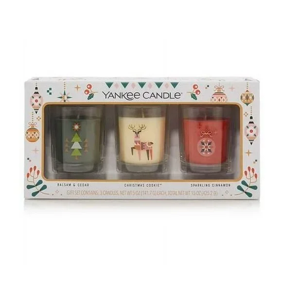Yankee Candle Holiday Candle‎ Set - 5.0 oz x 3 pack