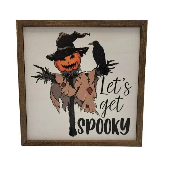 Wood Sign Halloween 10