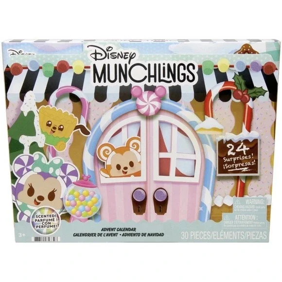 NSIB 2025 DISNEY MUNCHLINGS ADVENT CALENDAR 24 SURPRISES! Sealed‎ Brand New