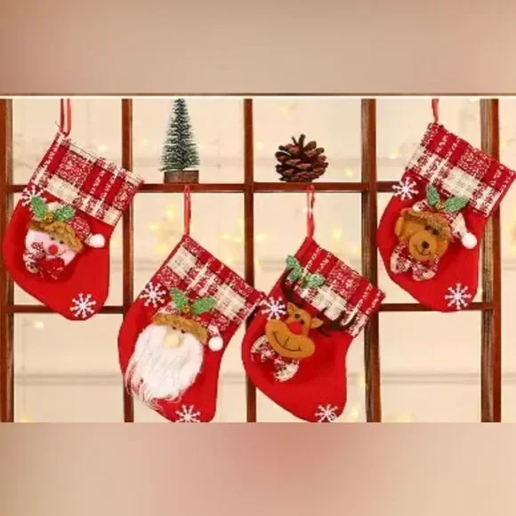 FLEECE SMALL CHRISTMAS‎ STOCKING MIX N MATCH 2/$10