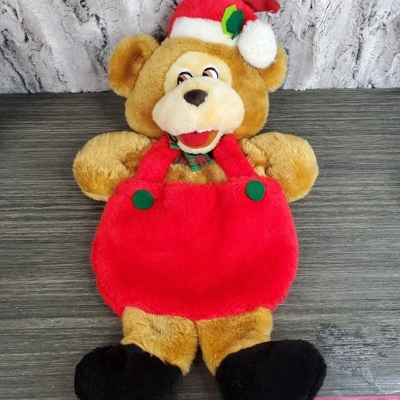 Santa's‎ Best Brown Teddy Bear Front / Rear Pocket 20