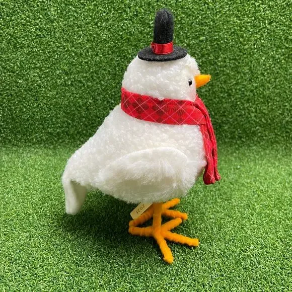 Target Wondershop Featherly Friends Tundra Bird Snowman Plush Figurine