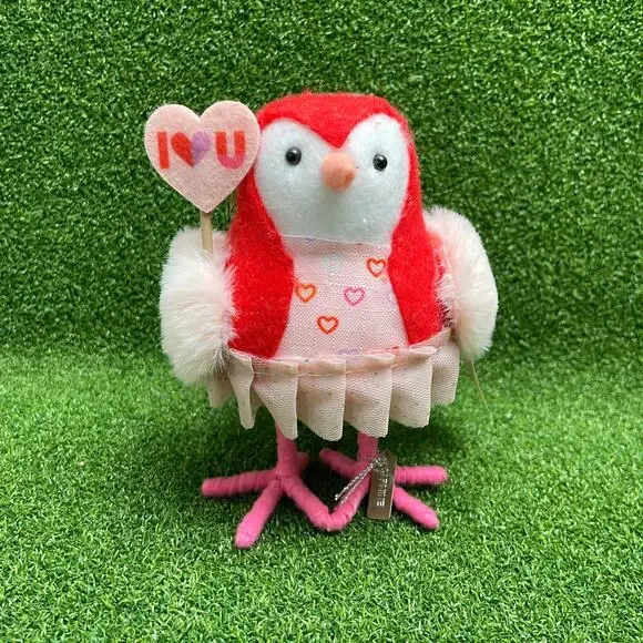 Spritz Holiday Valentine's Day Aerial Featherly Friends Bird Figure NWT