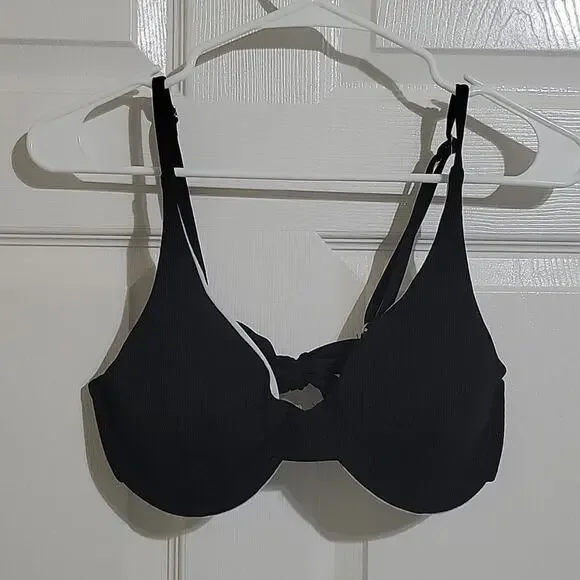 Unknown brand 1x women's Black bikini top size