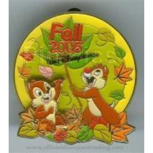 Disney Pin Chip‎ and Dale with Leaves Surprise Release LE 41814 WDW Fall 2005