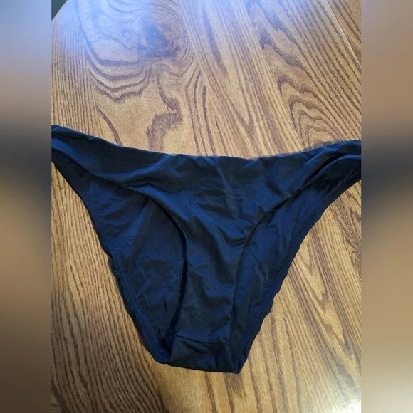 AQUA Black Bikini Bottom, SIZE XSMALL