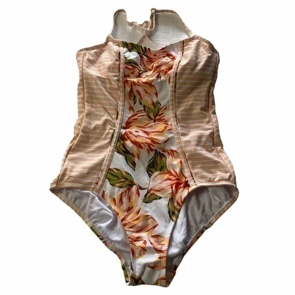 Kona Sol One Piece Bathing Suit NWT