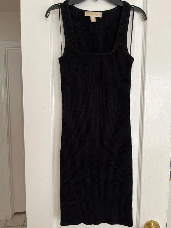Michael Kors Ribbed Mini Tank Dress