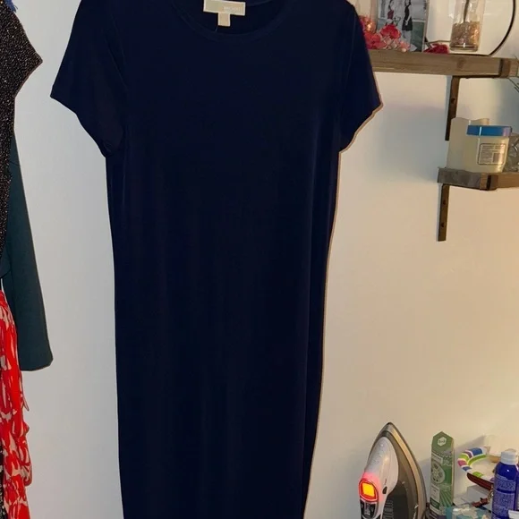 Michael Kors Midnight Blue Midi Dress
