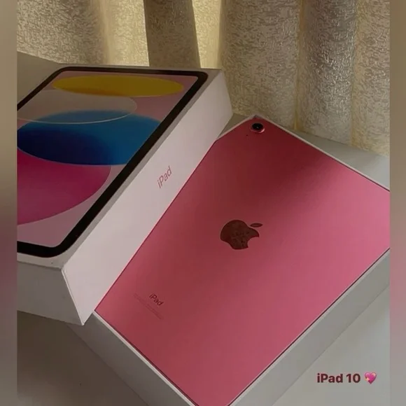 10.9 inch pink iPad. WiFi, no cellular. No scratches. New. 128GB .