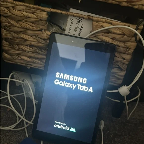 Tablet with case