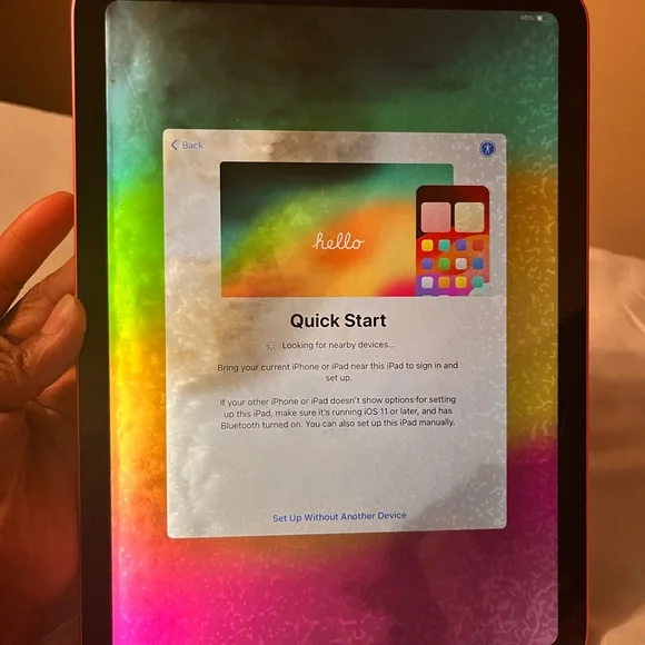 Pink iPad