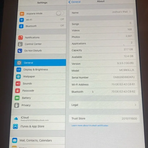 iPad 2 32gb Wi-Fi only