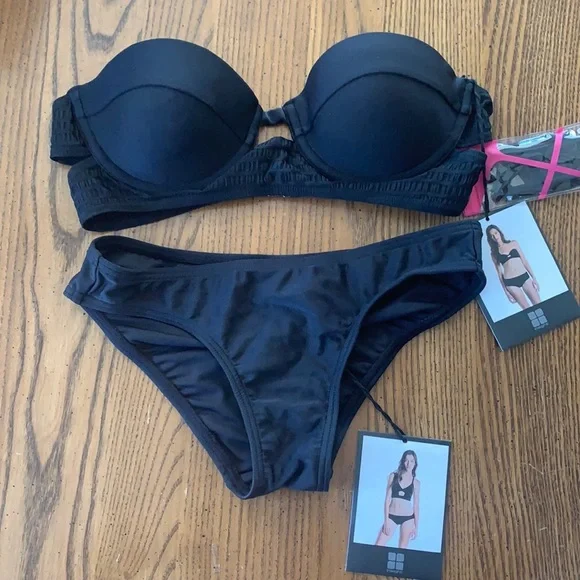 Revolve Insight Bondage 2-Piece‎ Bustier Bikini Set