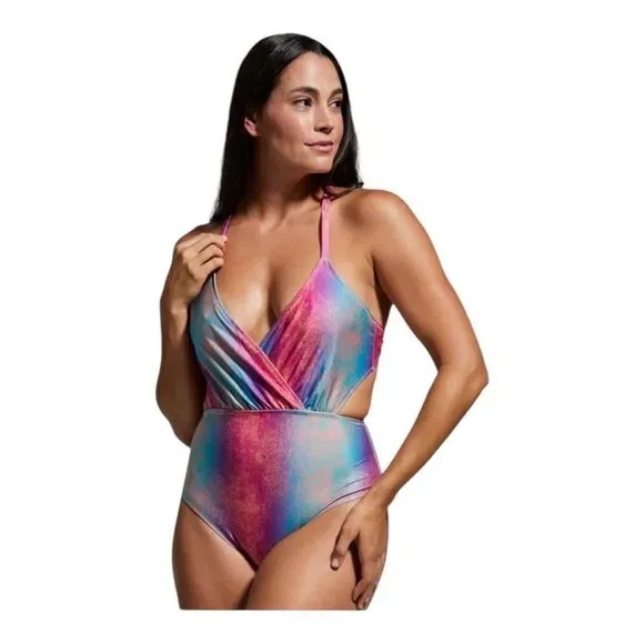 Born Primitive Multicolor Isle One Piece Swimsuit Small New
