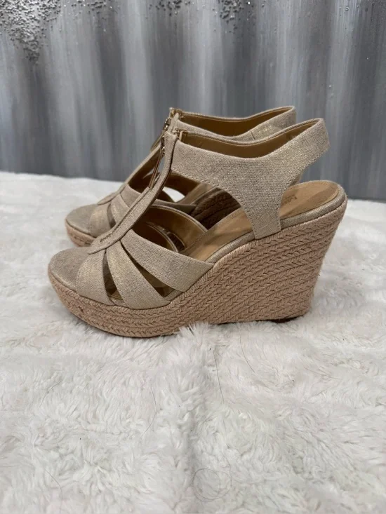 Michael Kors Berkley Weave Canvas Espadrille Wedge