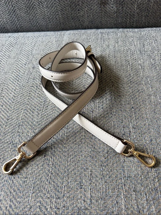 Michael Kors Ivory Leather Crossbody Removable/Adjustable Replacement Strap