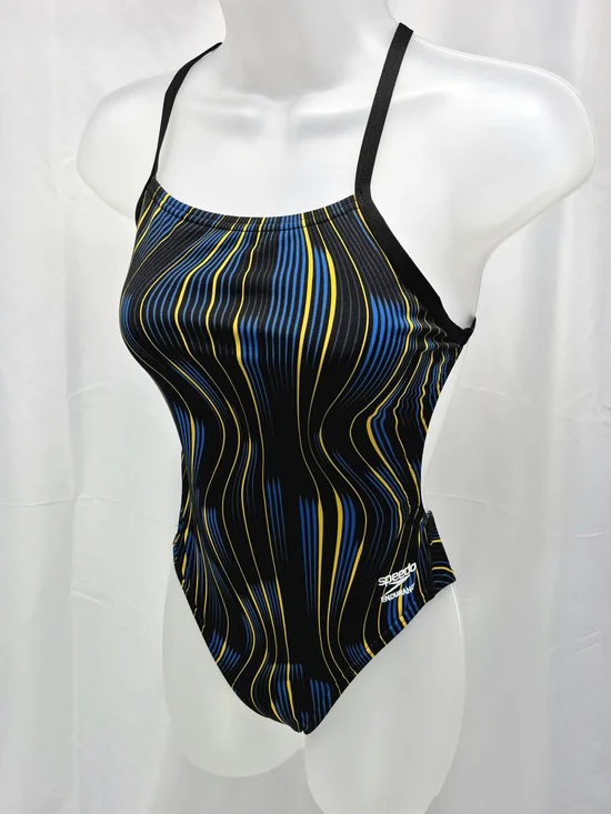 NWOT Speedo Space Train Flyback Swimsuit 6/32 Endurance Competive Swim Beach