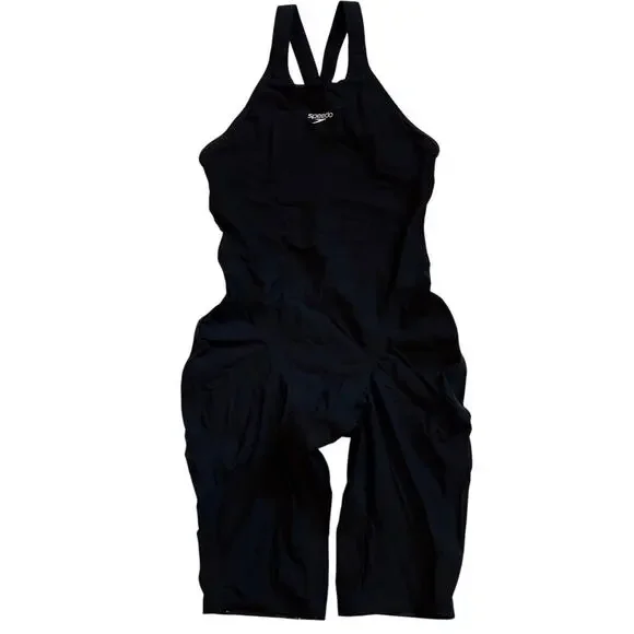 Speedo Fastskin 2.0 LZR Valor Womens 26 Black Open Back Competition Tech Suit