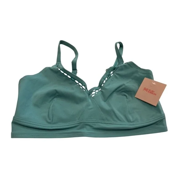 RUBY‎ RIBBON ST TROPEZ BIKINI TOP BLUE SIZE 10 #1923 NEW!