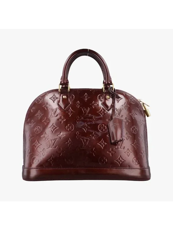 Louis Vuitton Alma PM Amarante Vernis Handbag