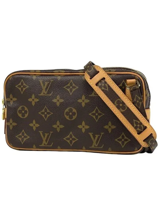 Louis Vuitton Pochette Maroulis Bandouliere Crossbody Shoulder Bag Monogram