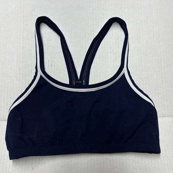 Dolfin‎ Swimwear Bikini Top Navy Blue & White Medium