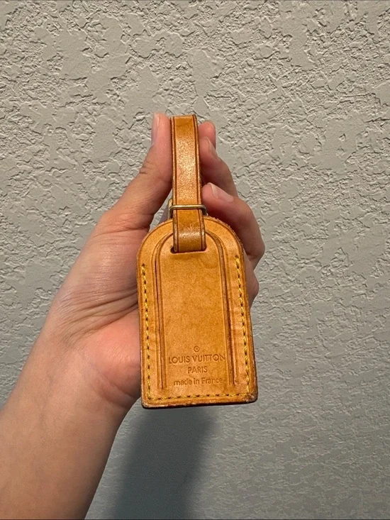 Sold Louis Vuitton Luggage Tag Leather Mini