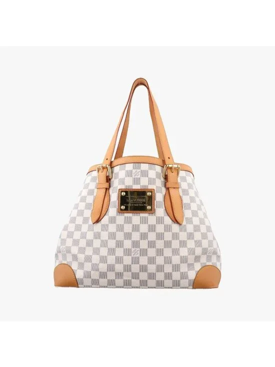 Louis Vuitton Hampstead MM Azur Damier Canvas Tote
