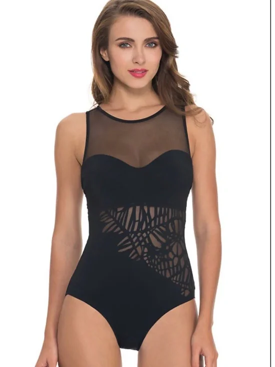 NWT Gottex Profile Rainforest High Neck Swimsuit