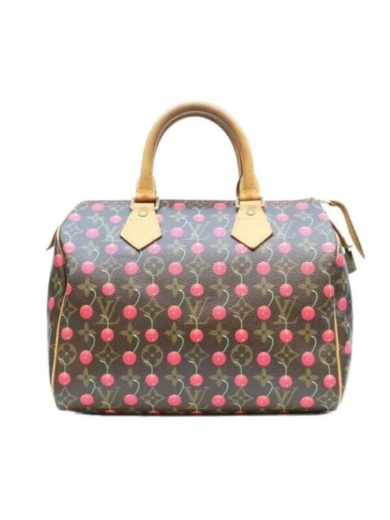 Louis Vuitton Monogram Cherry Speedy 25 Handbag