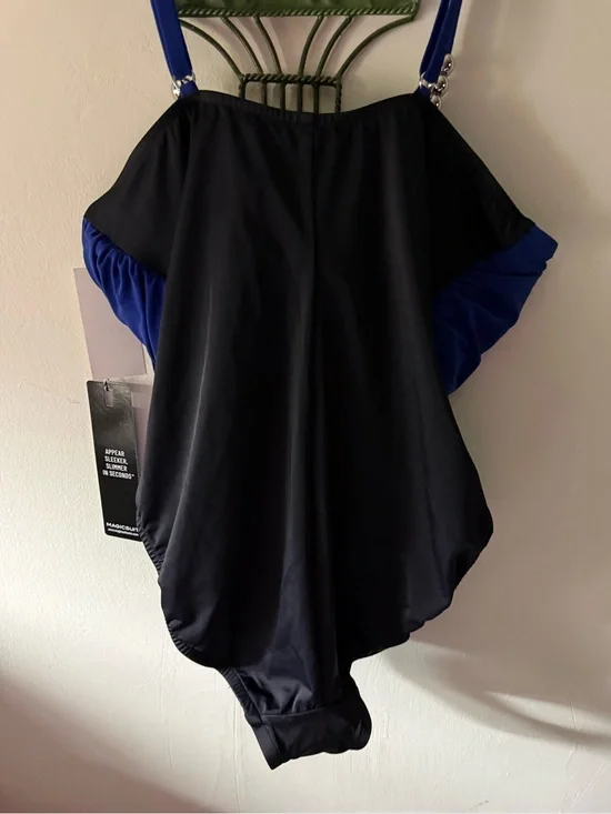 NWT Magicsuit Solid ultramarine   Colorblock Lisa One Piece Swimsuit Size 12