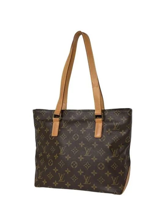 Louis Vuitton Cabas Piano Shoulder Bag Tote Monogram Brown
