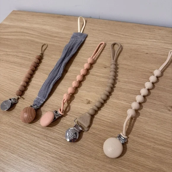 Cuddle Campus Pacifier Clips Variety