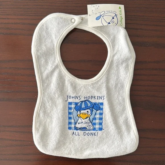 Kids Bib - Blue and White