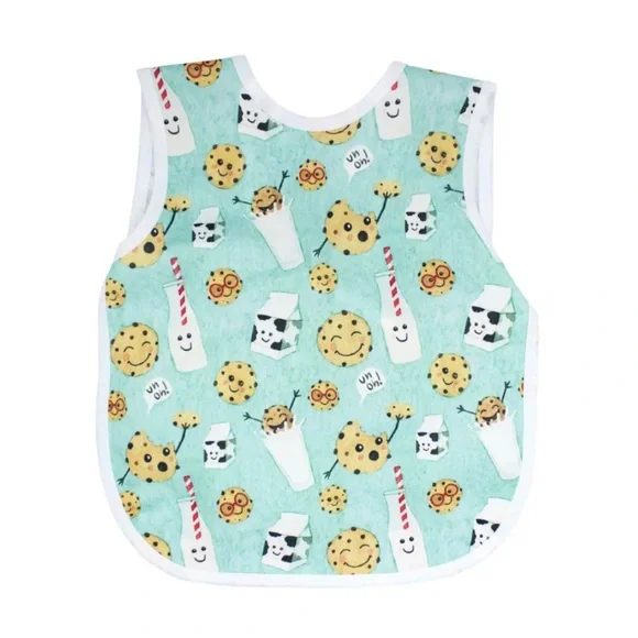 BapronBaby Mint Cookies & Milk Baby Bib