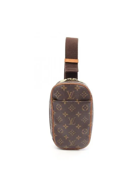Louis Vuitton Waist Bag Pochette Gange Monogram Canvas Leather