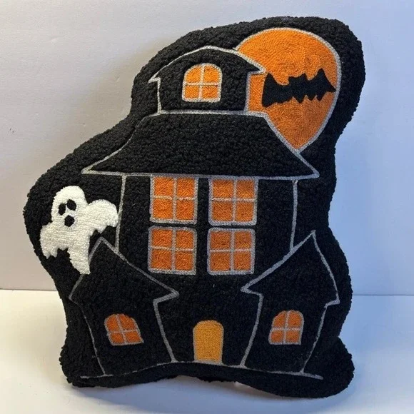 Halloween Haunted House Pillow (15 inch) Kirkland