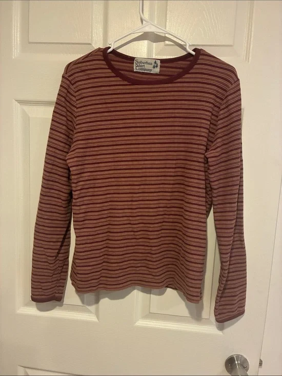 Suburban Shirt Co. Stripped Long Sleeve