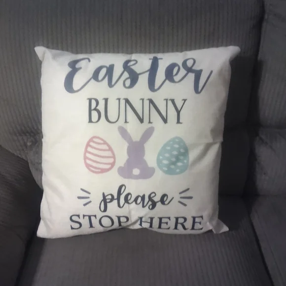 Easter Bunny Decorative Pillow