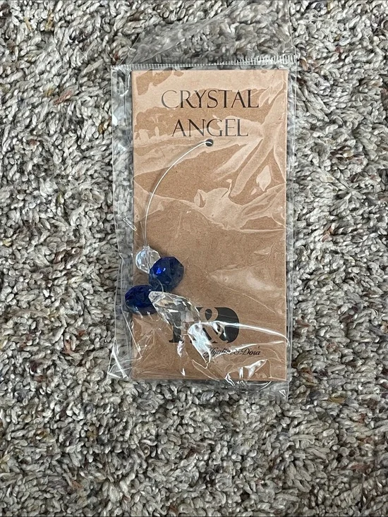 NWT Woodstock Chime Austrian Crystal Rainbow Maker Angel Hanger