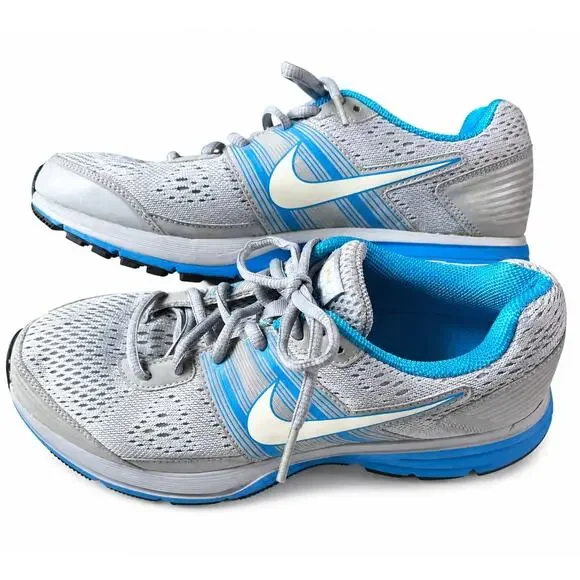 Nike Air Pegasus 29 Gray Blue Running Shoes Womens Size 8.5