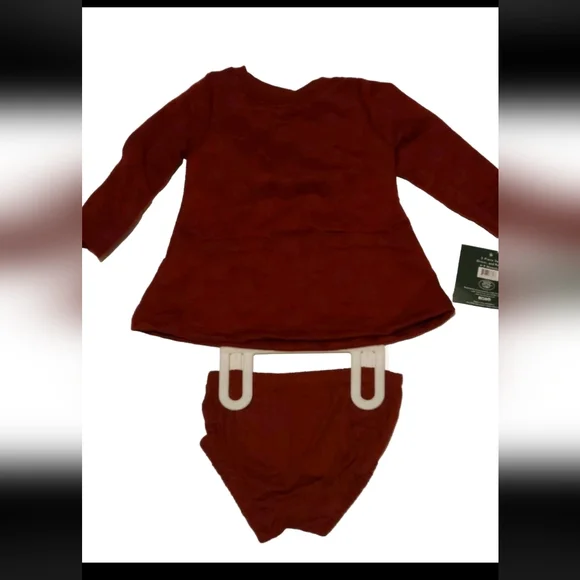 BEAUTIFUL LAURA ASHLEY L/S 2 PIECE SET DRESS, AND PANTY BOTTOM SIZE 6-9 MONTHS