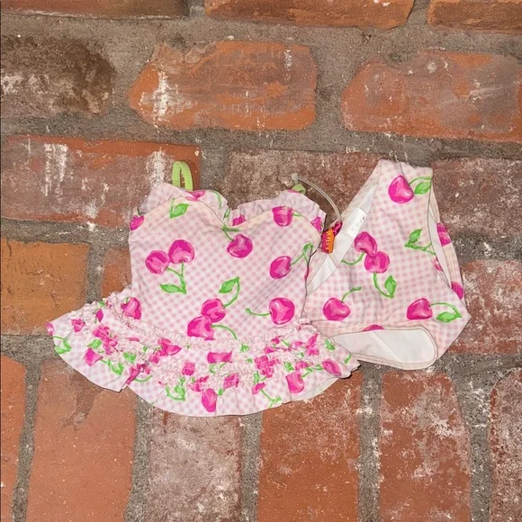 Pink Cherry Kids Swim Set