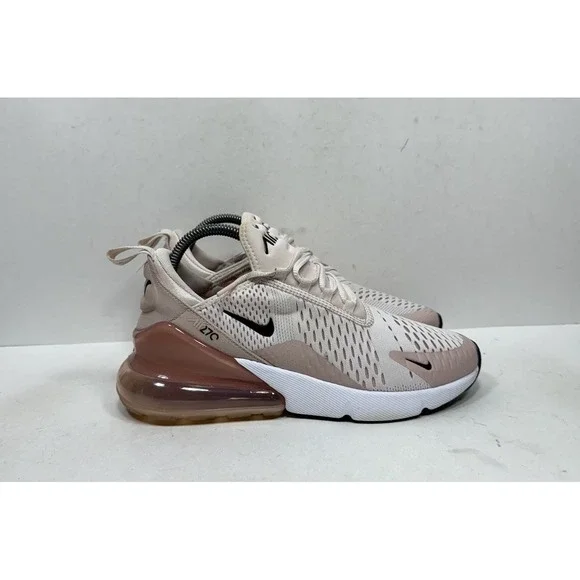 Nike Air Max 270 Light Soft Pink White Sneaker AH6789-604 Women's Size 8.5